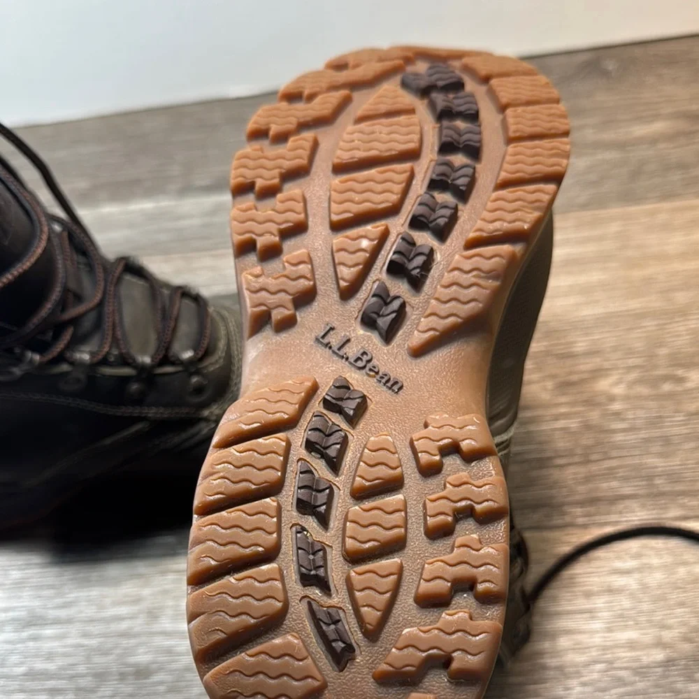 L.L. Bean Brown Winter Boots men’s size 8 (b197)